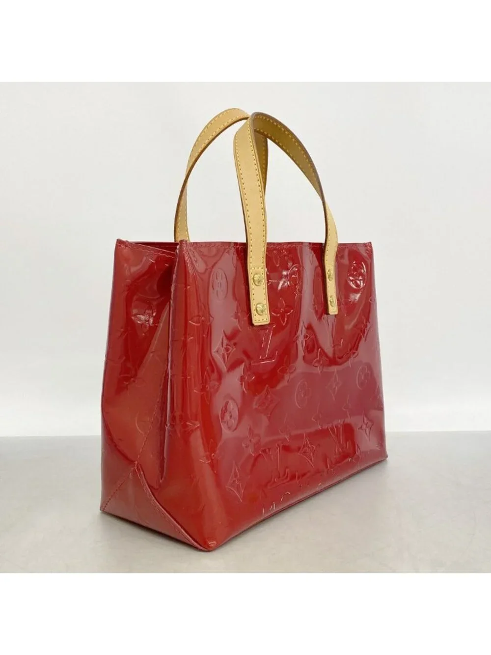 Louis Vuitton Vernis Reed PM Pomme D'amour Handbag